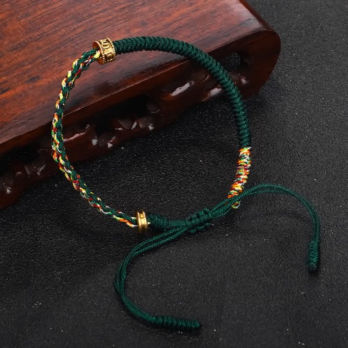 Om Mani Padme Hum Luck String Bracelet Om Mani Padme Hum Luck String Bracelet