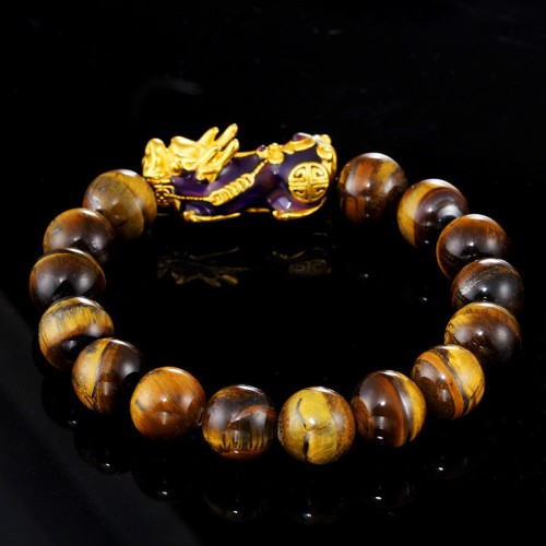 Tibetan Tiger Eye Feng Shui Bracelet Tibetan Tiger Eye Feng Shui Bracelet