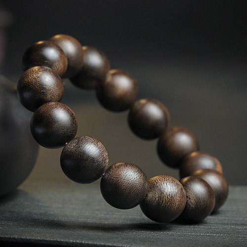 108 Mala Agarwood Peace Strength Calm Bracelet 108 Mala Agarwood Peace Strength Calm Bracelet