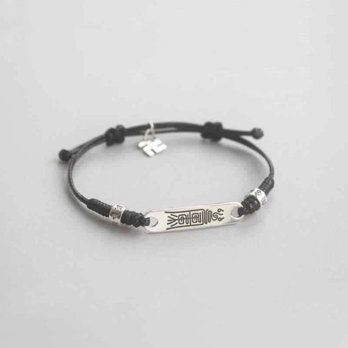 925 Sterling Silver Red String Luck Strength Bracelet