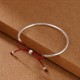 925 Silver Healing Knot Red String Bracelet 925 Silver Healing Knot Red String Bracelet