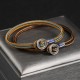 925 Silver Handmade Button Protection Bracelet 925 Silver Handmade Button Protection Bracelet