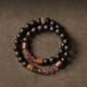 925 Silver Chinese Zodiac Buddha Agarwood Bracelet 925 Silver Chinese Zodiac Buddha Agarwood Bracelet