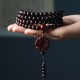 Garnet Red Agate Protection Triple Bracelet Garnet Red Agate Protection Triple Bracelet