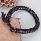 Coconut Shell Om Mani Padme Hum Mantra Bracelet