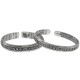 999 Sterling Silver Om Mani Padme Hum Lotus Peace Bracelet 999 Sterling Silver Om Mani Padme Hum Lotus Peace Bracelet