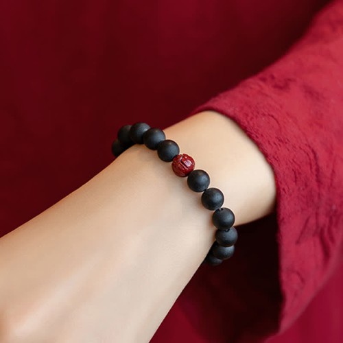 Tibetan Cypress Cinnabar Lotus Healing Bracelet Tibetan Cypress Cinnabar Lotus Healing Bracelet