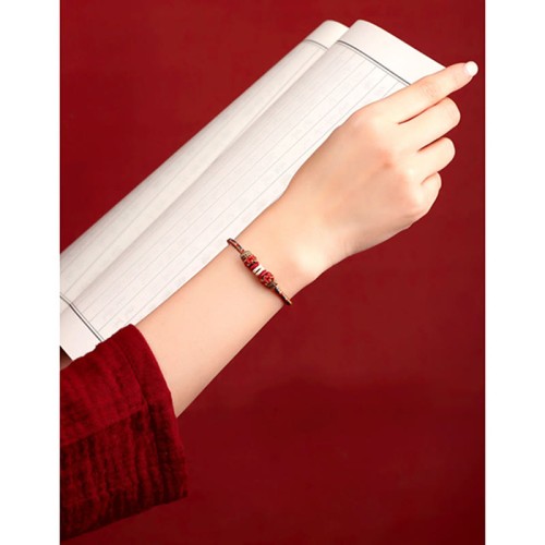 Dunhuang Color Luck Braid String Bracelet