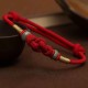 Red String Jade Fortune Knot Bracelet Red String Jade Fortune Knot Bracelet