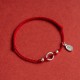 Silver Lucky Lotus Peace Bracelet
