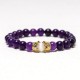 King & Queen Crown Healing Couple Bracelet King & Queen Crown Healing Couple Bracelet