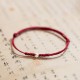 925 Silver Luck Bead Red String Braided Bracelet 925 Silver Luck Bead Red String Braided Bracelet