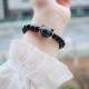 Ebony Wood Sandalwood Cat Peace Bracelet Ebony Wood Sandalwood Cat Peace Bracelet