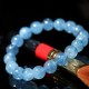 Aquamarine Beads Peace Healing Bracelet Aquamarine Beads Peace Healing Bracelet