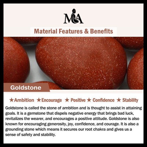 108 Beads Goldstone Om Mani Padme Hum Bracelet 108 Beads Goldstone Om Mani Padme Hum Bracelet