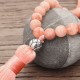 108 Mala Beads Fluorite Black Glitter Stone Protection Bracelet