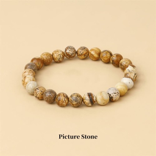 Stone Quartz Healing Beads Bracelet Stone Quartz Healing Beads Bracelet
