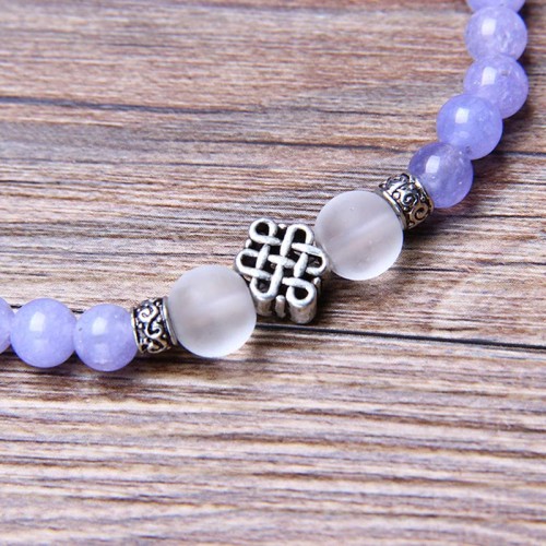 Purple Jasper Bead Strength Mala Bracelet Purple Jasper Bead Strength Mala Bracelet