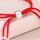 925 Silver Red String Braid Bracelet 925 Silver Red String Braid Bracelet