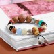 Bodhi Seed Agate Wisdom Harmony Wrist Mala Bodhi Seed Agate Wisdom Harmony Wrist Mala