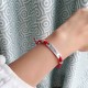 925 Sterling Silver Red String Luck Strength Bracelet