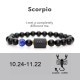 Zodiac Black Onyx Adjustable Bracelet Zodiac Black Onyx Adjustable Bracelet