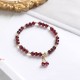 14K Gold Natural Garnet Calm Bracelet 14K Gold Natural Garnet Calm Bracelet