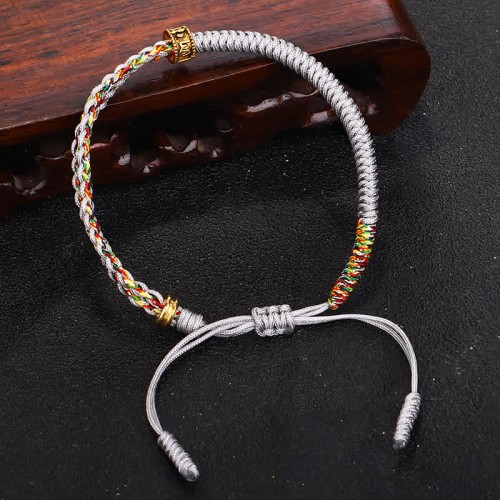 Om Mani Padme Hum Luck String Bracelet Om Mani Padme Hum Luck String Bracelet