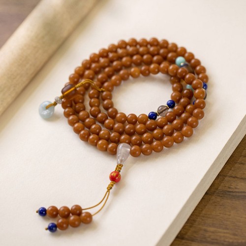 108 Beads Bodhi Seed Blessing Meditation Mala Bracelet 108 Beads Bodhi Seed Blessing Meditation Mala Bracelet