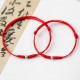 925 Silver Luck Bead Red String Braided Bracelet 925 Silver Luck Bead Red String Braided Bracelet