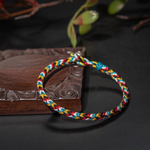 Five Color Thread Protection Braided Bracelet Five Color Thread Protection Braided Bracelet