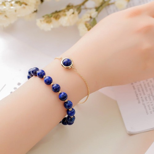 Sun Stone Strawberry Quartz Crystal Bracelet Sun Stone Strawberry Quartz Crystal Bracelet