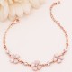 Pink Crystal Four Leaf Clover Bracelet Pink Crystal Four Leaf Clover Bracelet