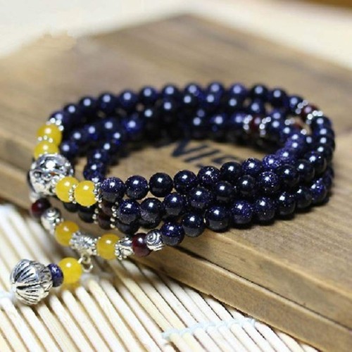 Blue Sandstone Wealth Charm Bracelet Blue Sandstone Wealth Charm Bracelet