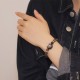 Gold & Silver Sheen Obsidian Lucky Cat Protection Bracelet Gold & Silver Sheen Obsidian Lucky Cat Protection Bracelet