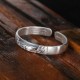 999 Sterling Silver Buddha Head Heart Sutra Serenity Bangle 999 Sterling Silver Buddha Head Heart Sutra Serenity Bangle