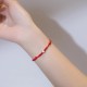 925 Silver Luck Bead Red String Braided Bracelet 925 Silver Luck Bead Red String Braided Bracelet