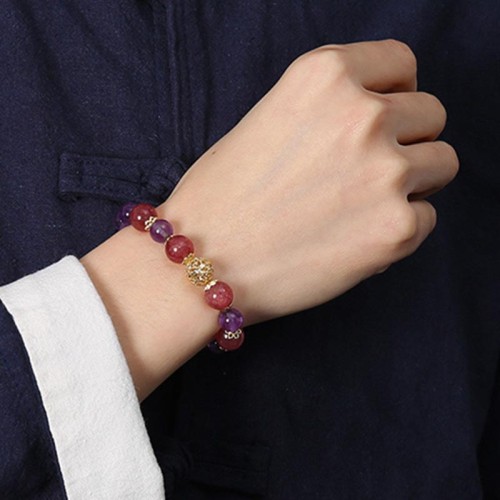 Citrine Amethyst Prosperity Bracelet