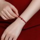 Lucky Cinnabar Bead Red String Bracelet