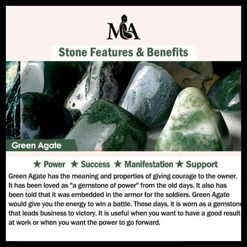 108 Mala Green Agate Power Support Bracelet 108 Mala Green Agate Power Support Bracelet