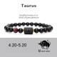 Zodiac Black Onyx Adjustable Bracelet Zodiac Black Onyx Adjustable Bracelet