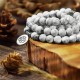 White Turquoise Lotus Healing Bracelet White Turquoise Lotus Healing Bracelet