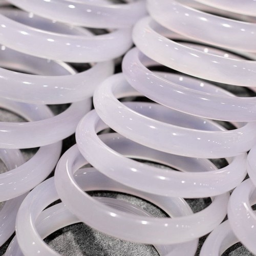Purple Jade Protection Bangle