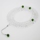 108 Beads White Crystal Jade Meditation Bracelet 108 Beads White Crystal Jade Meditation Bracelet