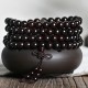 108 Mala Beads Small Leaf Red Sandalwood Amber Bracelet 108 Mala Beads Small Leaf Red Sandalwood Amber Bracelet