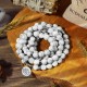 White Turquoise Lotus Healing Bracelet White Turquoise Lotus Healing Bracelet