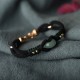 Tibetan Jade Black Rope Couple Bracelet