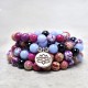 Miano Real Stone Lotus Mala Bracelet Miano Real Stone Lotus Mala Bracelet