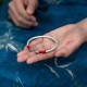 Om Mani Padme Hum Luck Red String Bangle