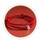 925 Silver Fu Character Blessing Braided Bracelet 925 Silver Fu Character Blessing Braided Bracelet